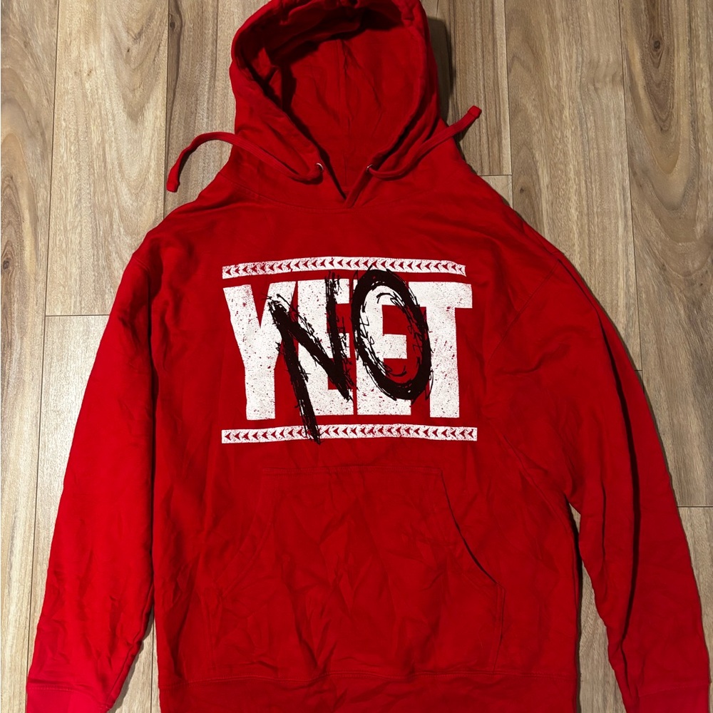 Large WWE Jimmy Uso “YEET” “NO” Hoodie
